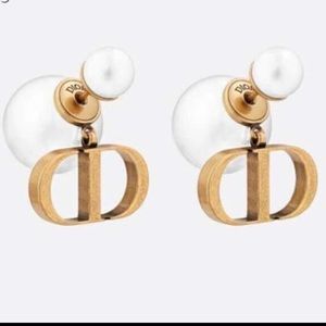 Dior CD Pearl Earrings